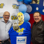 Rod Blocksome and Steve Tyson (The Collins Story) tell Threepio about Collins' contributions to space travel